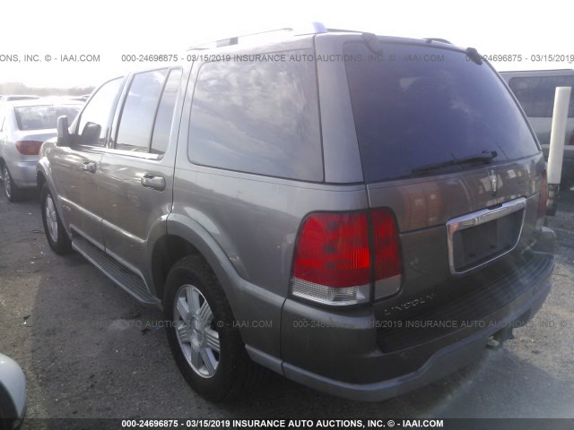 5LMEU88H54ZJ42163 - 2004 LINCOLN AVIATOR 米色 照片 3