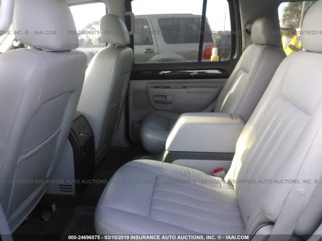 5LMEU88H54ZJ42163 - 2004 LINCOLN AVIATOR 米色 照片 8