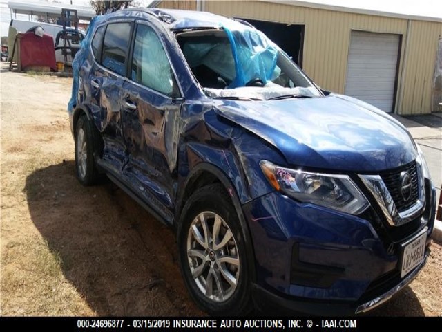 5N1AT2MT9KC704996 - 2019 NISSAN ROGUE BLUE photo 1