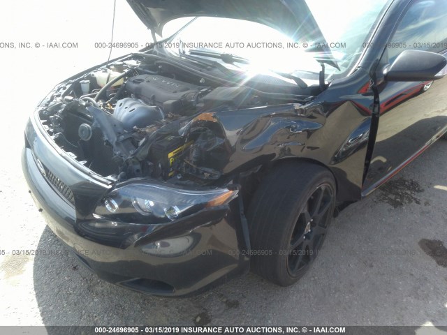 JTKDE167290283052 - 2009 TOYOTA SCION TC შავი ფოტო 6