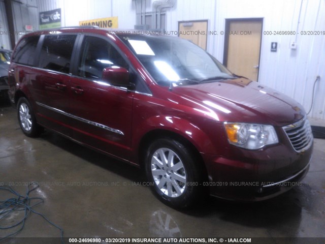 2C4RC1BG7DR809716 - 2013 CHRYSLER TOWN & COUNTRY TOURING RED photo 1