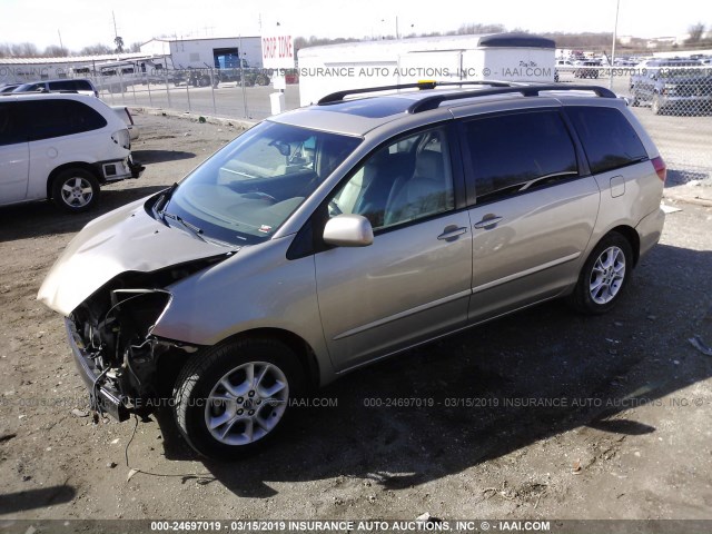 5TDZA22C26S544920 - 2006 TOYOTA SIENNA XLE/XLE LIMITED TAN photo 2