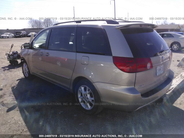 5TDZA22C26S544920 - 2006 TOYOTA SIENNA XLE/XLE LIMITED TAN photo 3