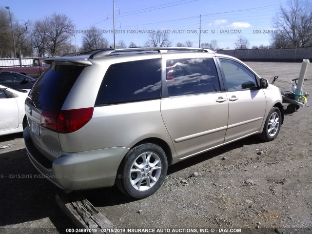 5TDZA22C26S544920 - 2006 TOYOTA SIENNA XLE/XLE LIMITED TAN photo 4