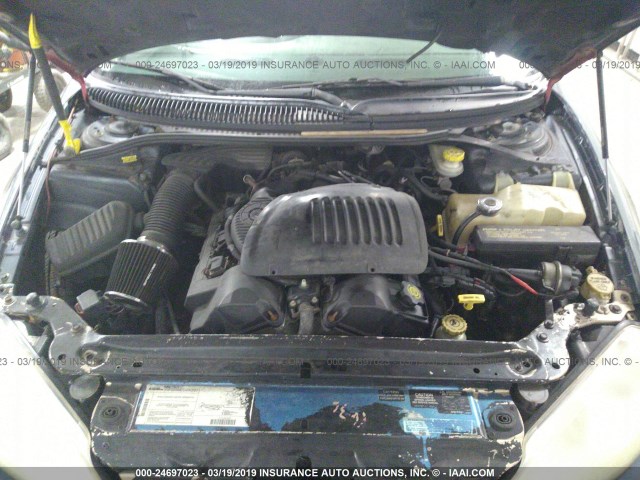 2B3HD46R71H589664 - 2001 DODGE INTREPID SE BLUE photo 10