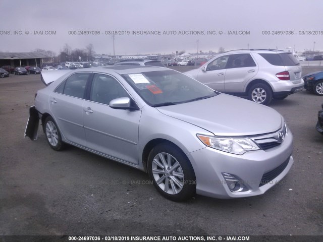 4T4BF1FK4DR324669 - 2013 TOYOTA CAMRY L/SE/LE/XLE SILVER photo 1
