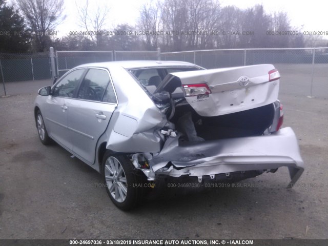 4T4BF1FK4DR324669 - 2013 TOYOTA CAMRY L/SE/LE/XLE SILVER photo 6