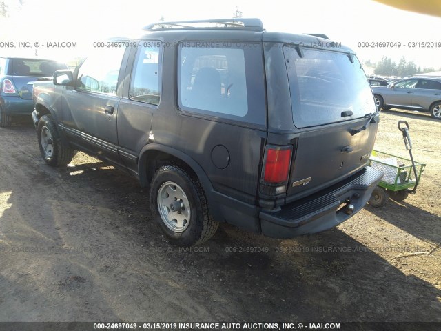 4F2CU44X3MUM02268 - 1991 MAZDA NAVAJO LX BLACK photo 3