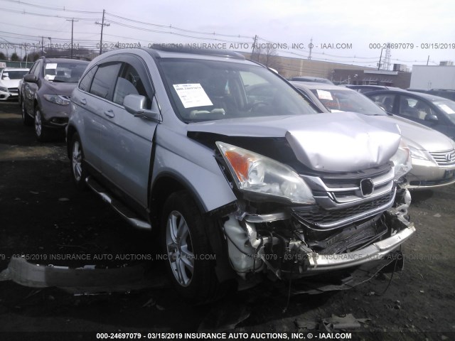 5J6RE4H71AL083076 - 2010 HONDA CR-V EXL SILVER photo 1