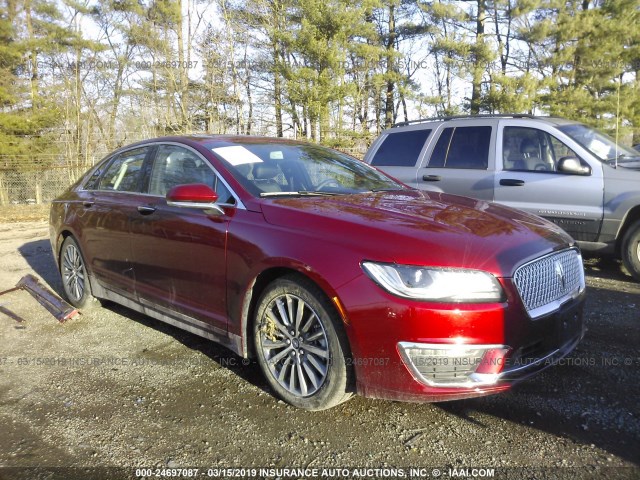 3LN6L5D95JR628785 - 2018 LINCOLN MKZ SELECT RED photo 1