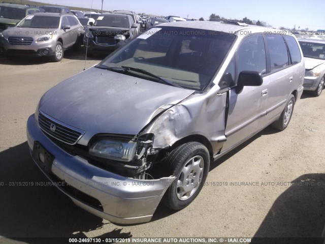 JHMRA1863VC021366 - 1997 HONDA ODYSSEY LX GOLD photo 2