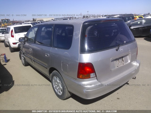 JHMRA1863VC021366 - 1997 HONDA ODYSSEY LX GOLD photo 3