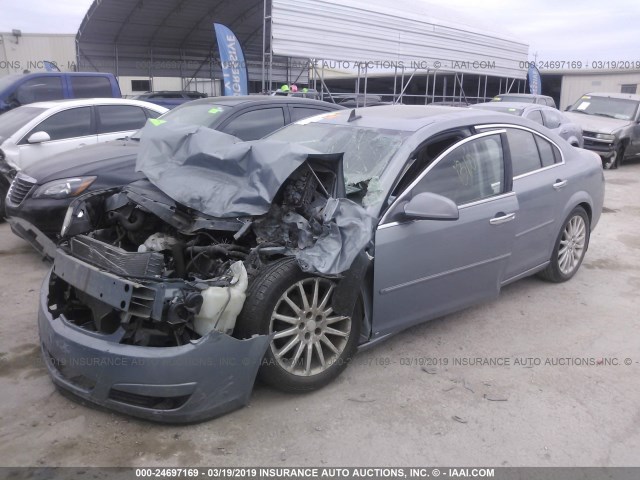 1G8ZX57769F120991 - 2009 SATURN AURA XR GRAY photo 2