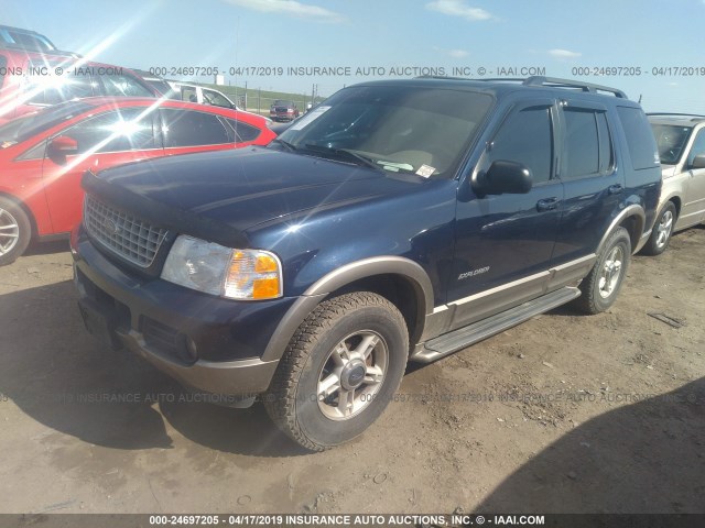 1FMZU74W42ZC58907 - 2002 FORD EXPLORER EDDIE BAUER BLUE photo 2