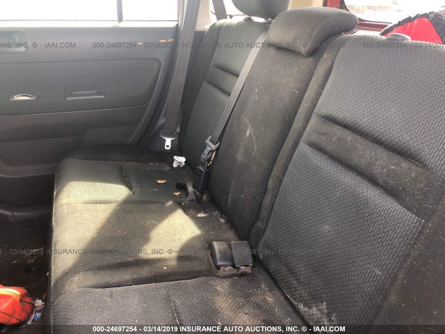 JTLKT334364098138 - 2006 TOYOTA SCION XB MAROON photo 8