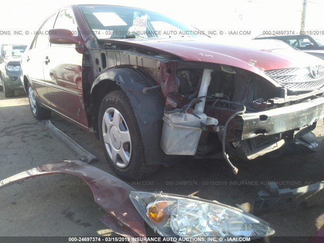 4T1BE32K12U078174 - 2002 TOYOTA CAMRY LE/XLE/SE RED photo 6