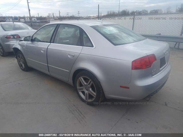 WAUDF78E56A033357 - 2006 AUDI A4 2.0T QUATTRO SILVER photo 3