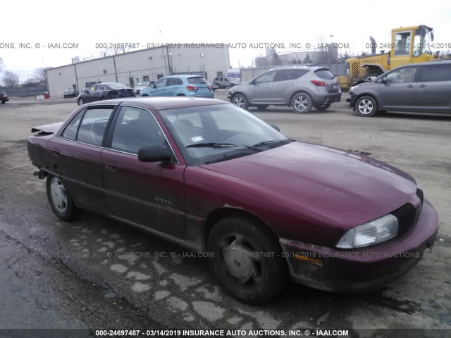 1G3NL52M1VM312712 - 1997 OLDSMOBILE ACHIEVA SL RED photo 1