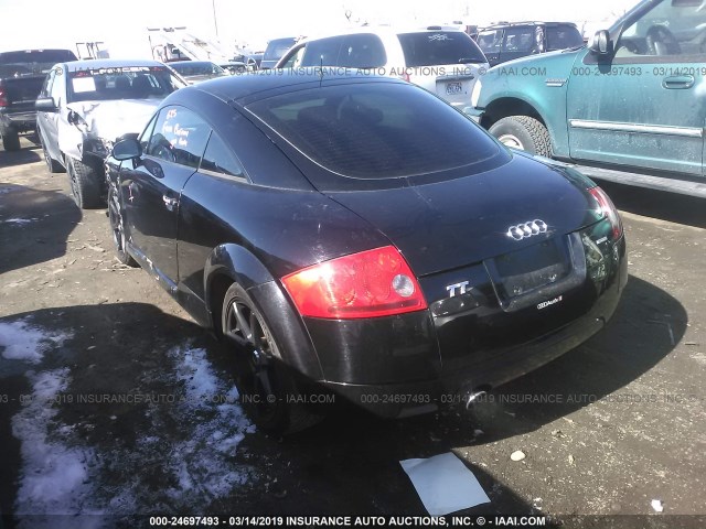 TRUUC28N9Y1016617 - 2000 AUDI TT QUATTRO BLACK photo 3