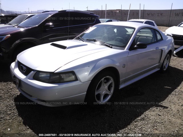 1FAFP42X34F140706 - 2004 FORD MUSTANG GT SILVER photo 2