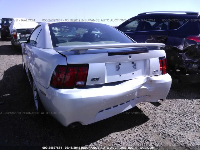 1FAFP42X34F140706 - 2004 FORD MUSTANG GT SILVER photo 6