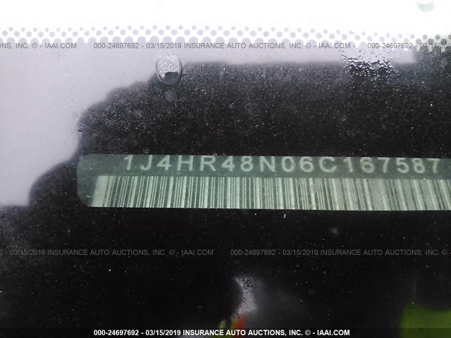 1J4HR48N06C167587 - 2006 JEEP GRAND CHEROKEE LAREDO/COLUMBIA/FREEDOM 棕色 照片 9