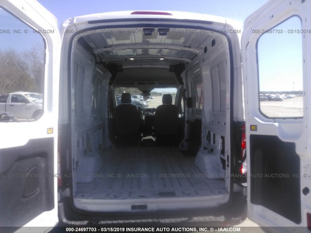 1FTYE1CM7HKA66716 - 2017 FORD TRANSIT T-150 WHITE photo 8