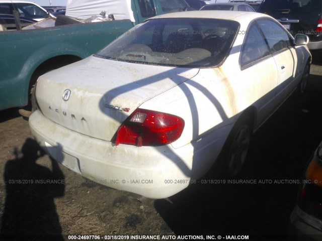 19UYA42621A022815 - 2001 ACURA 3.2CL TYPE-S WHITE photo 4