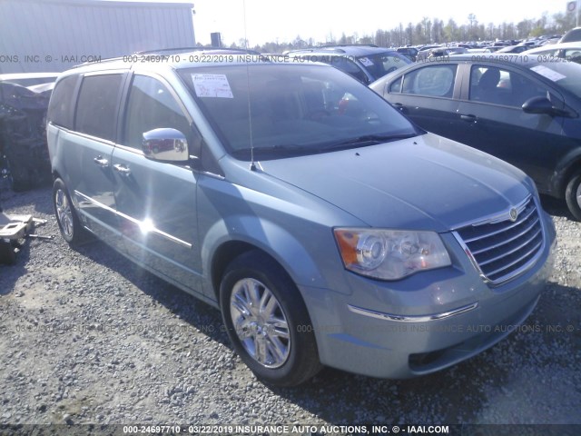 2A8HR64X19R513045 - 2009 CHRYSLER TOWN & COUNTRY  GREEN photo 1