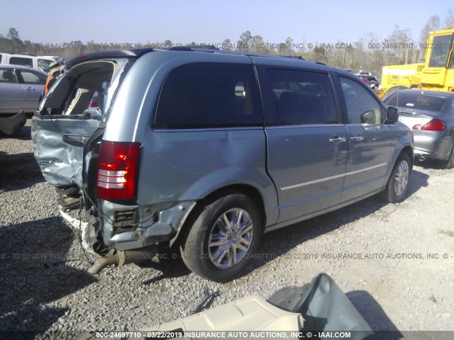 2A8HR64X19R513045 - 2009 CHRYSLER TOWN & COUNTRY  GREEN photo 4