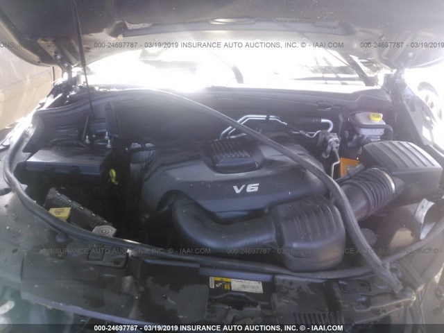 1C4RDHAG7FC953334 - 2015 DODGE DURANGO SXT GRAY photo 10