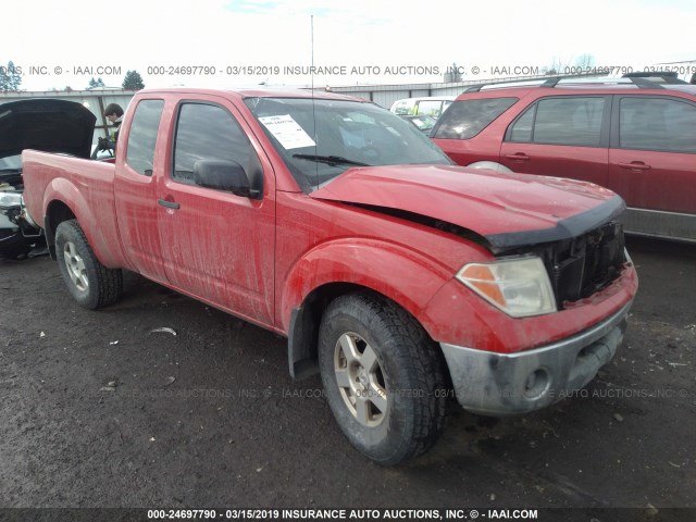 1N6AD06W16C448482 - 2006 NISSAN FRONTIER KING CAB LE/SE/OFF ROAD RED photo 1