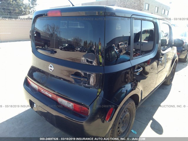 JN8AZ28R19T130393 - 2009 NISSAN CUBE S/SL BLACK photo 4