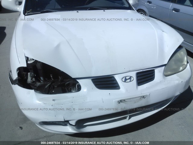 KMHJF35FXYU984937 - 2000 HYUNDAI ELANTRA GLS WHITE photo 6