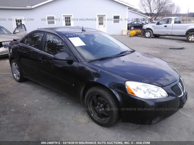 1G2ZG57B984295518 - 2008 PONTIAC G6 SE BLACK photo 1