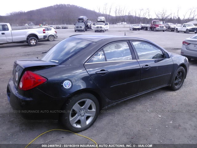 1G2ZG57B984295518 - 2008 PONTIAC G6 SE BLACK photo 4