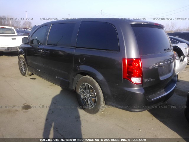 2C4RDGEG3GR249094 - 2016 DODGE GRAND CARAVAN R/T GRAY photo 3