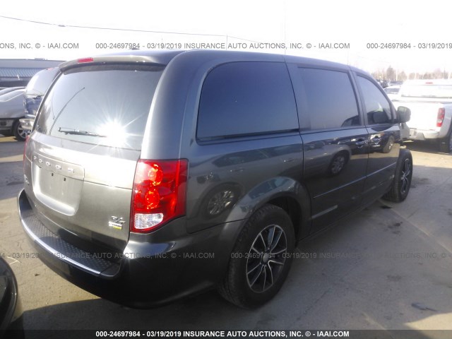 2C4RDGEG3GR249094 - 2016 DODGE GRAND CARAVAN R/T GRAY photo 4