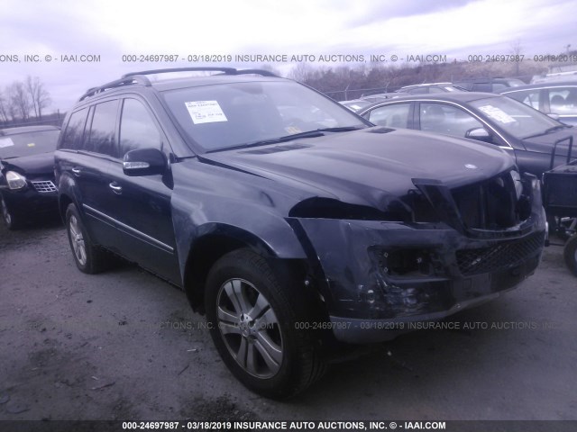 4JGBF71E67A209267 - 2007 MERCEDES-BENZ GL 450 4MATIC BLACK photo 1