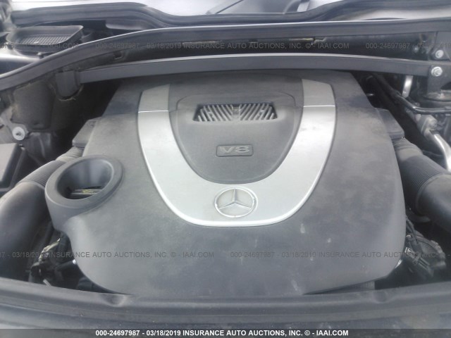 4JGBF71E67A209267 - 2007 MERCEDES-BENZ GL 450 4MATIC BLACK photo 10