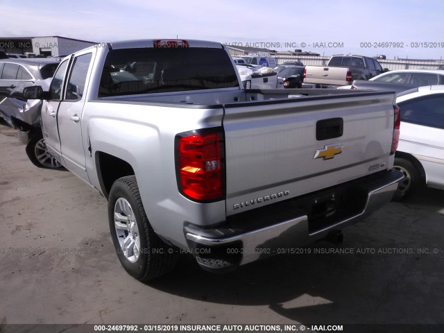 3GCPCREC2HG386781 - 2017 CHEVROLET SILVERADO C1500 LT SILVER photo 3