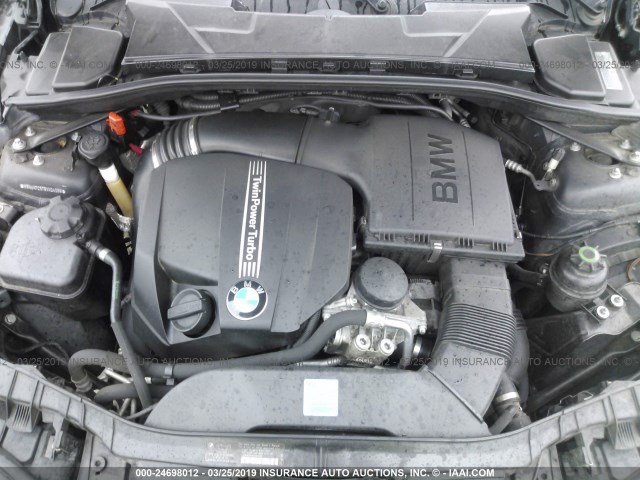 WBAUN7C57BVM24099 - 2011 BMW 135 I BLACK photo 10