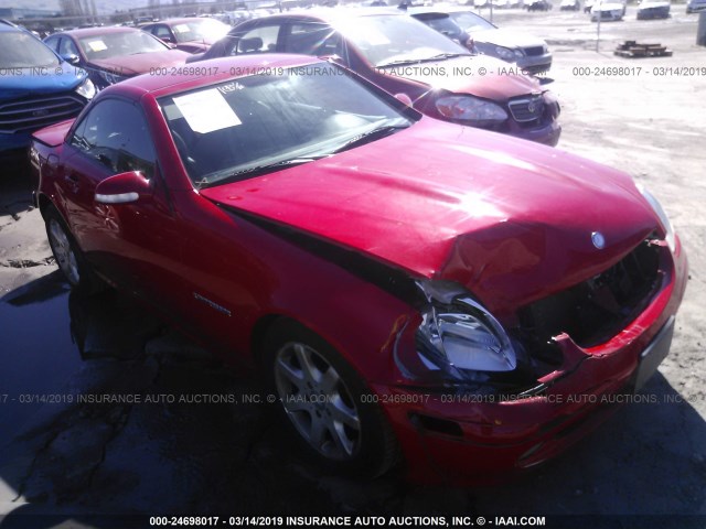 WDBKK49F02F249902 - 2002 MERCEDES-BENZ SLK 230 KOMPRESSOR RED photo 1