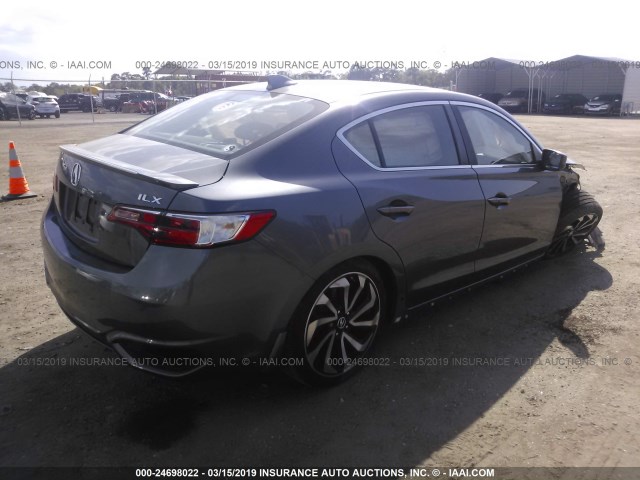 19UDE2F83HA000089 - 2017 ACURA ILX PREMIUM STYLE/TECH STYLE GRAY photo 4