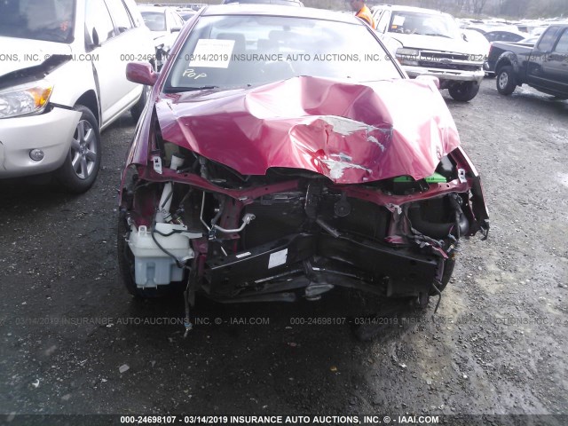 2T1BR32E47C778892 - 2007 TOYOTA COROLLA CE/LE/S RED photo 6