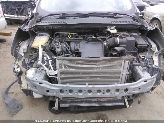 1FMCU0F71EUD43966 - 2014 FORD ESCAPE S GRAY photo 6