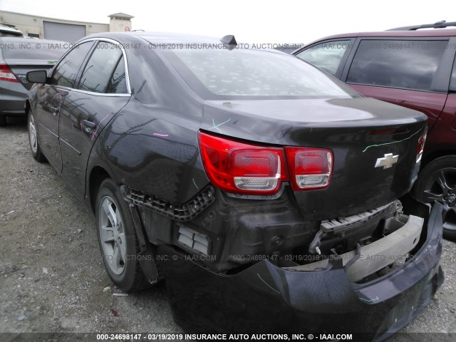 1G11B5SA8DF166795 - 2013 CHEVROLET MALIBU LS GRAY photo 3