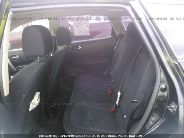 JN8AS5MV3CW389370 - 2012 NISSAN ROGUE S/SV BLACK photo 8