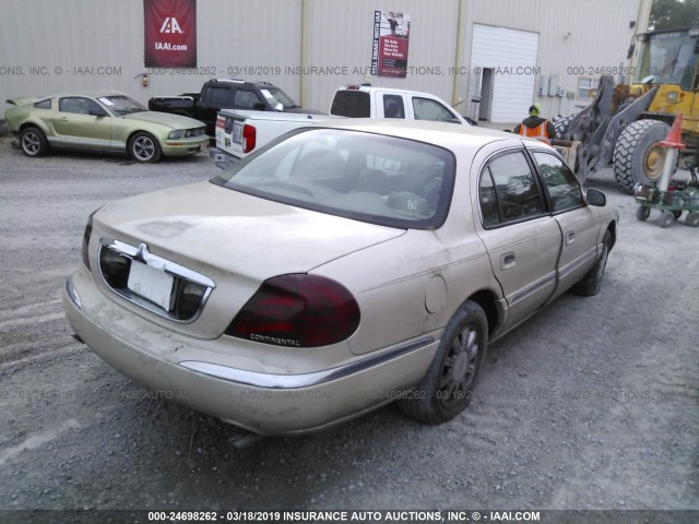 1LNHM97V01Y667002 - 2001 LINCOLN CONTINENTAL  BROWN photo 4