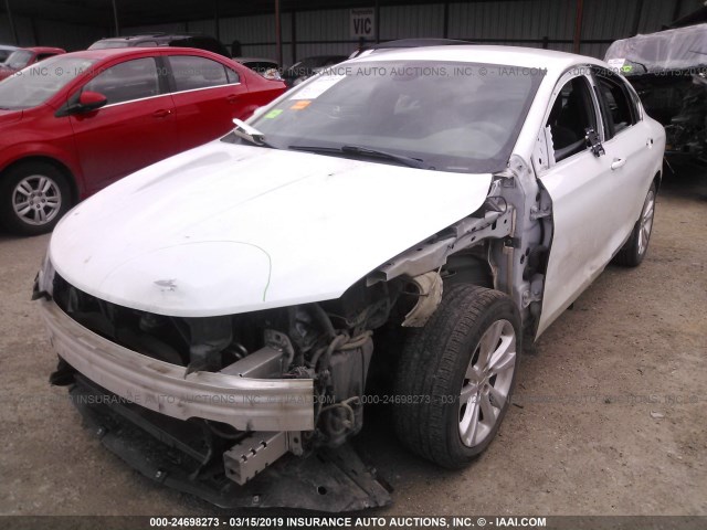 1C3CCCAB4FN586787 - 2015 CHRYSLER 200 LIMITED WHITE photo 2